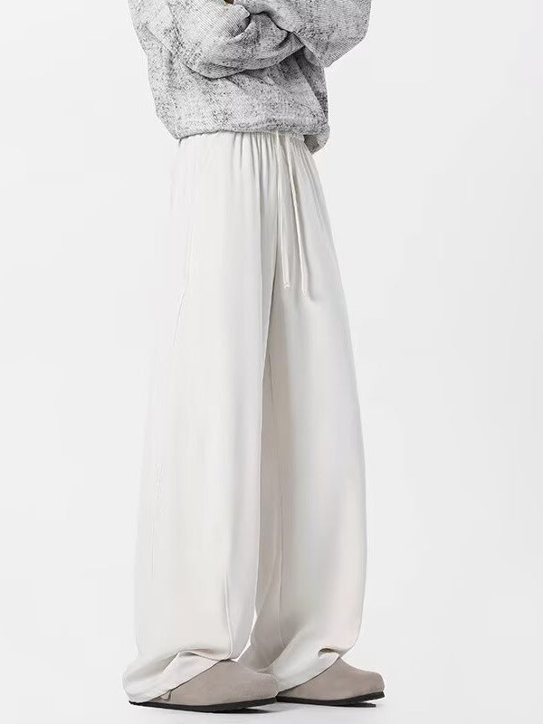 Retro Wide-Leg Sweatpants for Men