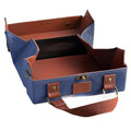Magnetic Leather Makeup Tote Bag
