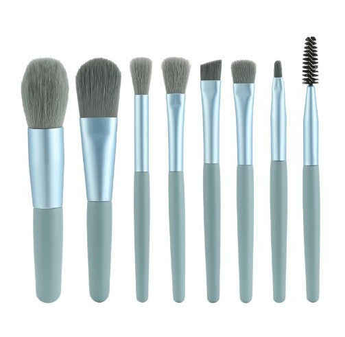 8-Piece Portable Makeup Brush Set