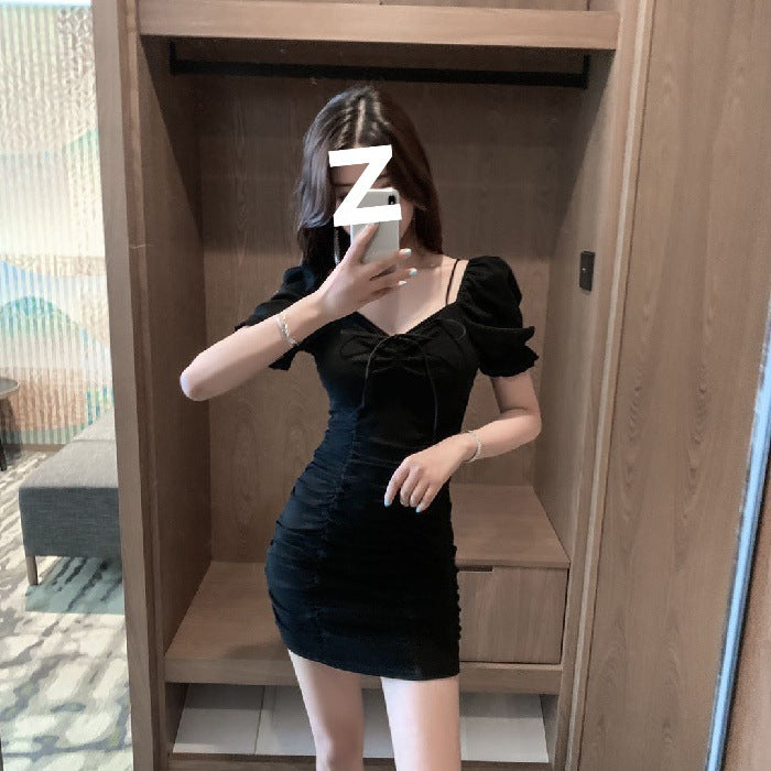 V-Neck Fishtail Dress
