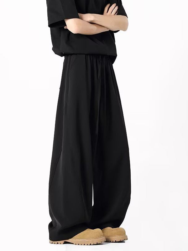 Retro Wide-Leg Sweatpants for Men
