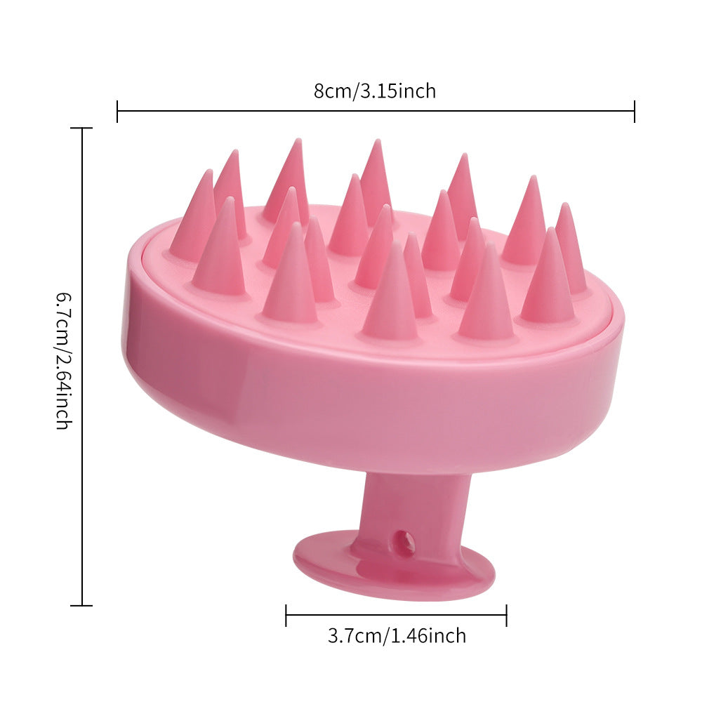 Silicone Scalp Massage Shampoo Brush and Hair Care Set