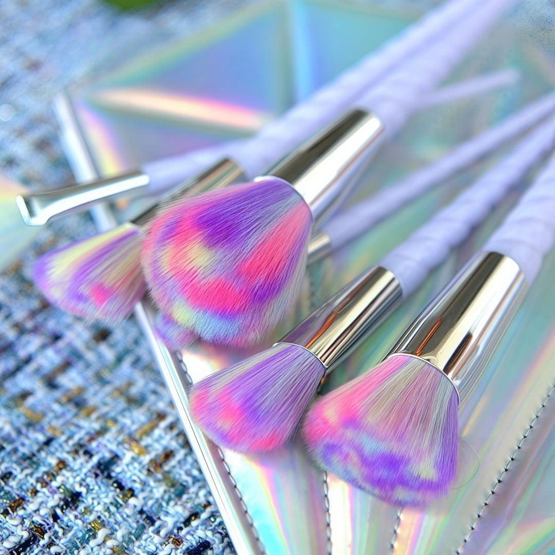 Colorful Unicorn Makeup Brush Set