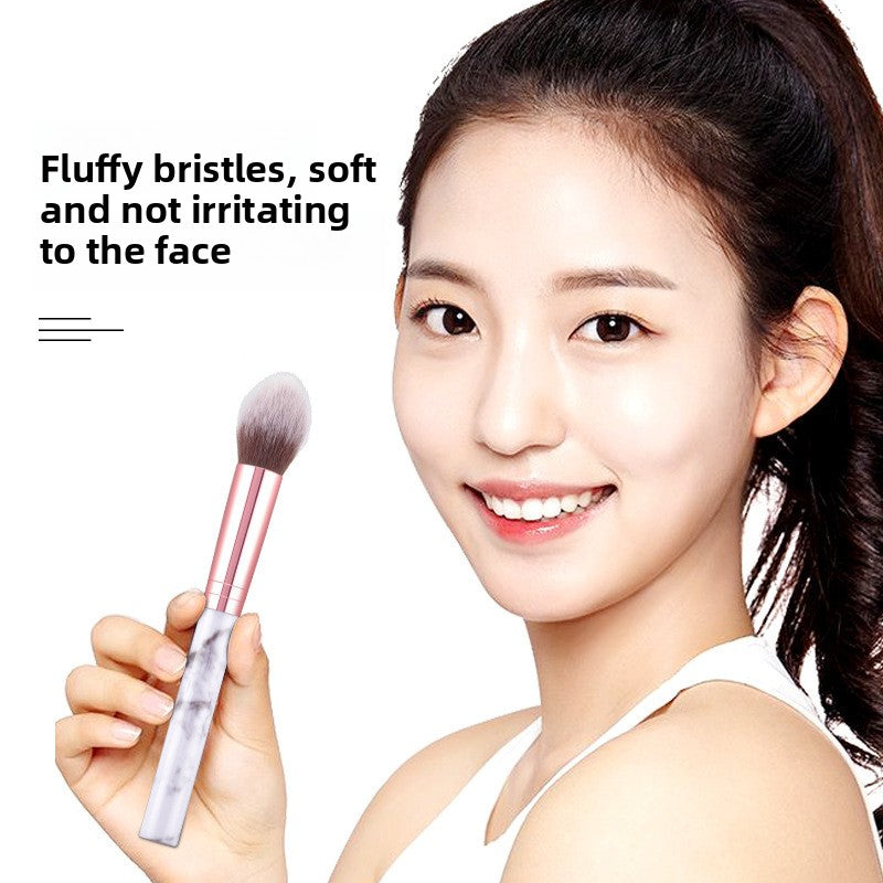 Marble Makeup Brush for Blush and Powder