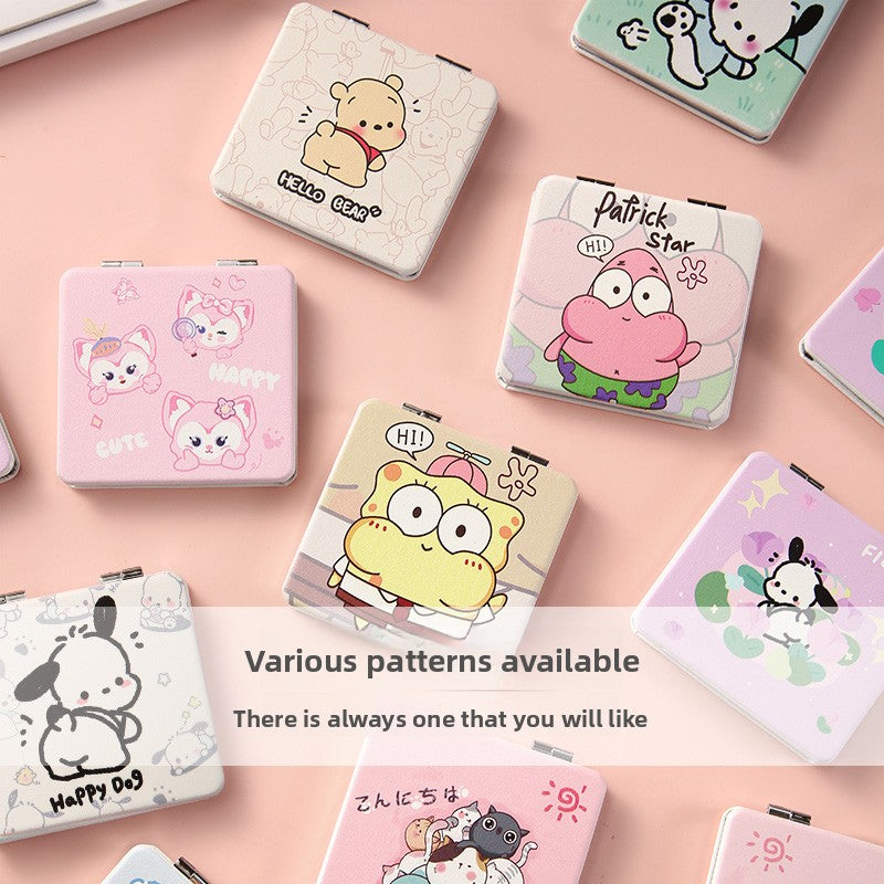 Cartoon Foldable Makeup Mirror