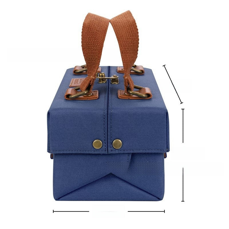 Magnetic Leather Makeup Tote Bag