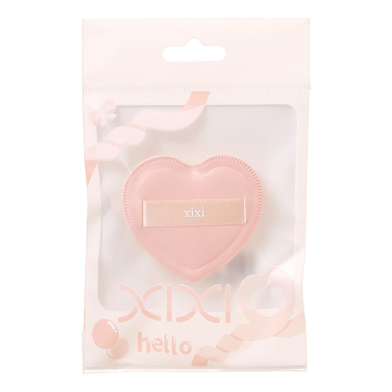 Heart-Shaped Dual-Use Makeup Sponge Puff