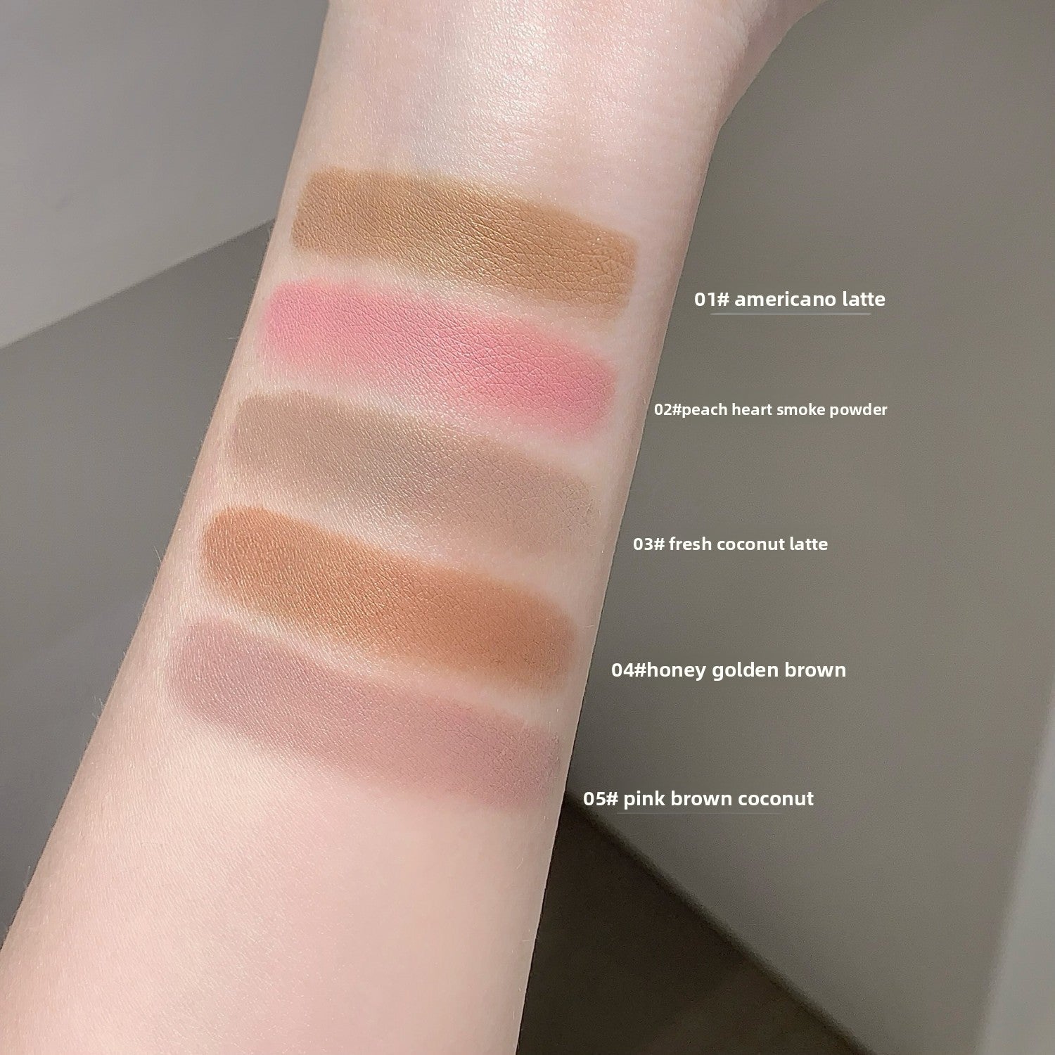 Shaqinuo Misty Finish Eyebrow Gel Korean Style Light Eyebrow Wild Eyebrow Waterproof Korean Makeup Cross-Border Beauty Light Brown Eyebrow Gel